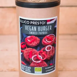 Image Vegan Burger Smoked Paprika BIO - Illico Presto!