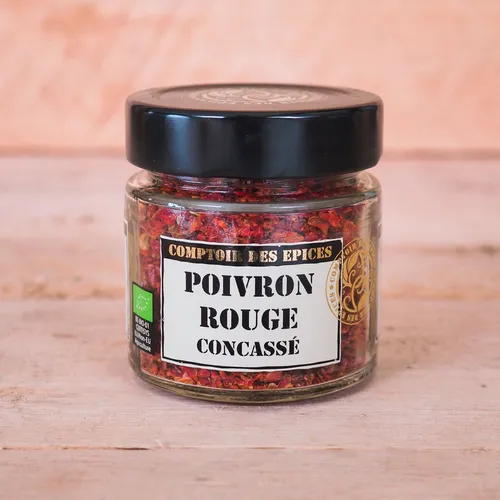 Poivron Rouge concassé BIO