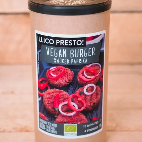 Vegan Burger Smoked Paprika BIO - Illico Presto!