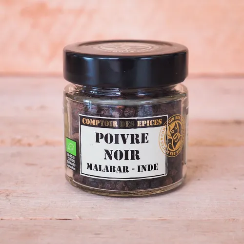 Poivre Noir Malabar (Tellicherry-Inde)